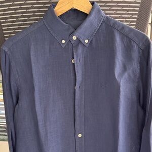 Hackett Light Blue Casual Button Down Shirt